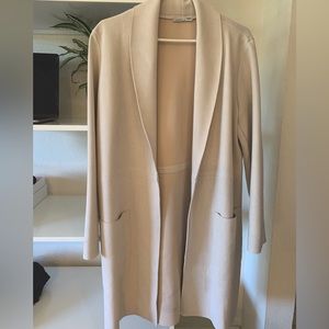 Zara Coat - Cream - Size 8